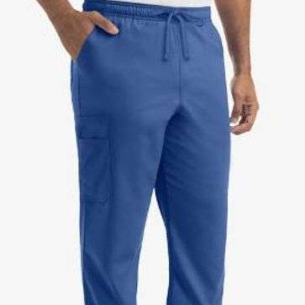 NWT UA Scrubs Men's Navy Blue Multi Pocket sz 35